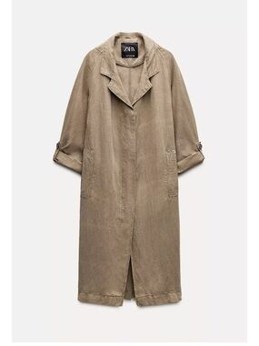 OVERSIZED WASHED TRENCH ZW COLLECTION